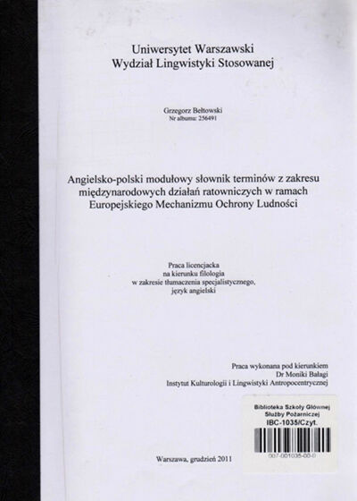 Okładka książki