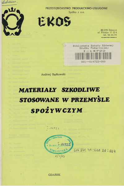 Okładka książki