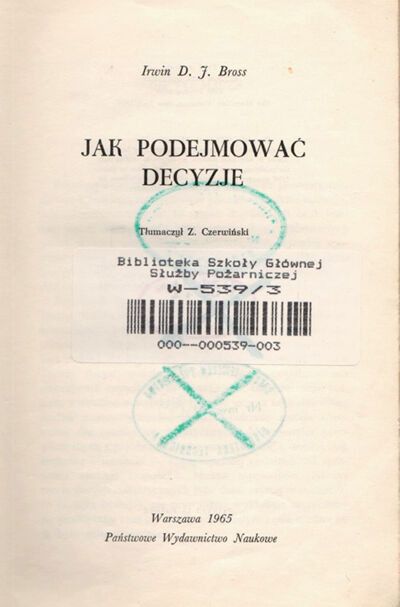 Okładka książki