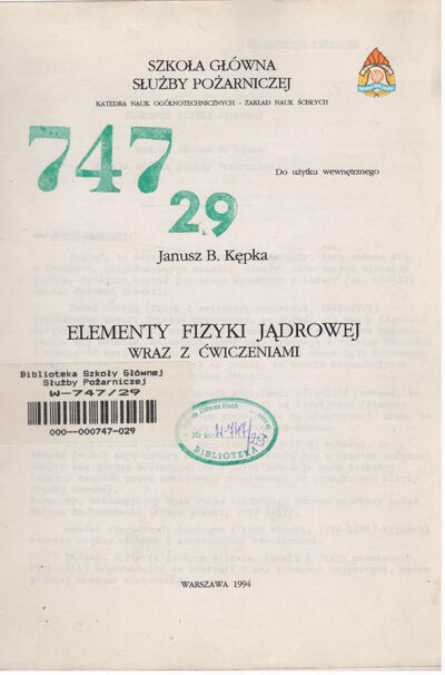 Okładka książki